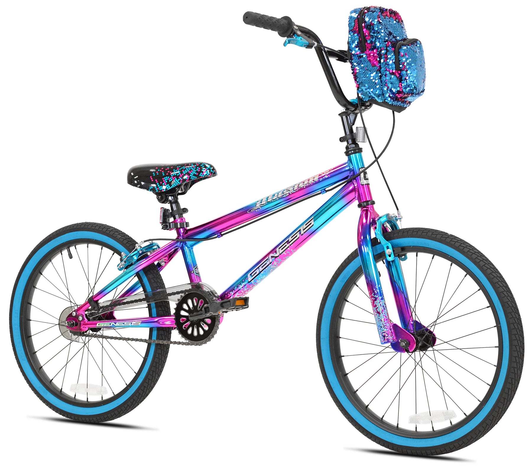 20" Illusion Girls Bike, Blue/Purple - Product image 1