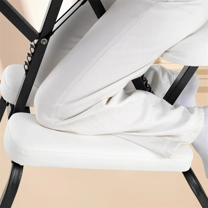 Portable Lightweight Massage Chair, PU Leather Tattoo Spa Chair with Thickened Sponge & Carrying Bag - Product image 14