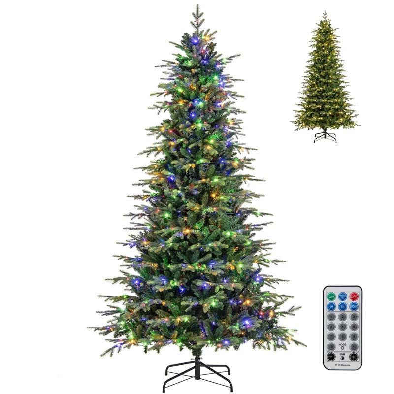 6/7.5/9 FT Pre-lit Artificial Christmas Tree with 260/380/560 Multicolor Lights - Product image 23