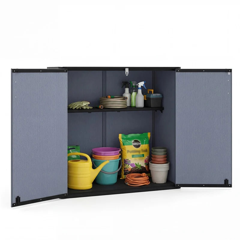 175 Gallon Outdoor Storage Shed, All-Weather Resin Patio Storage Box with Floor - Product image 13