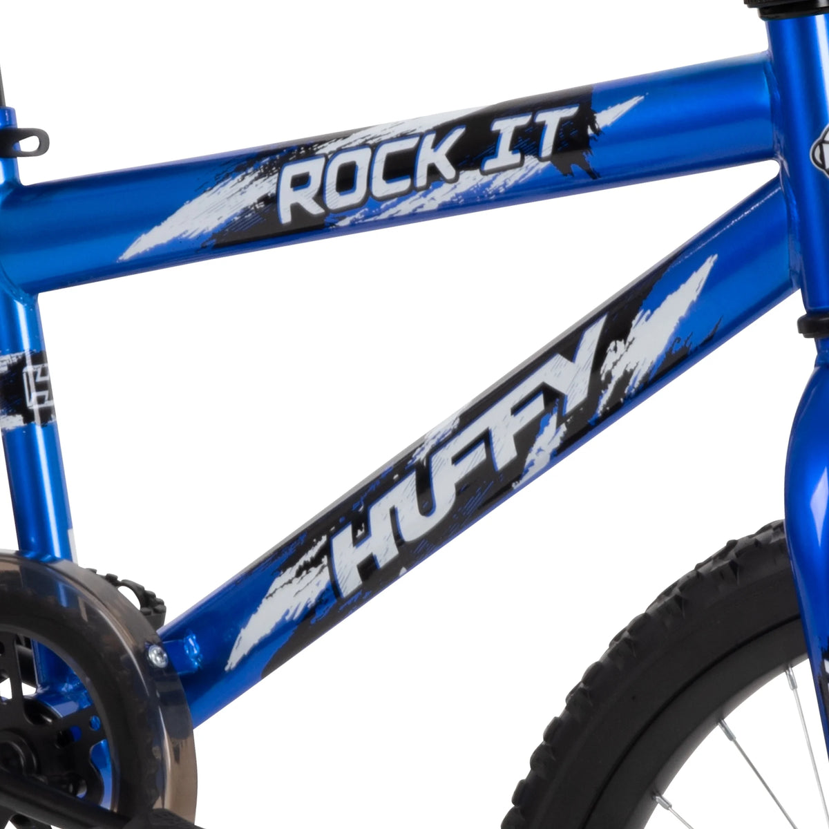Huffy 20" Rock It Kids' Bike, Fits Riders 44" - 56", Blue, Child, Boys