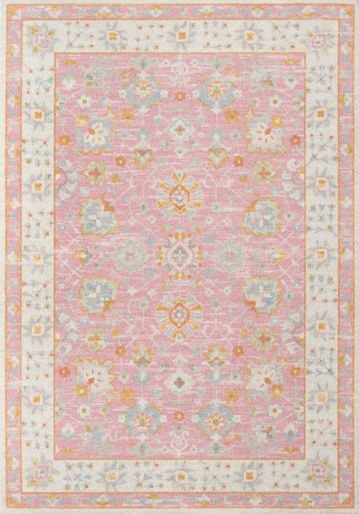 Momeni Anatolia ANA-8 Pink Area Rug 6'6" x 9' - Product image 1