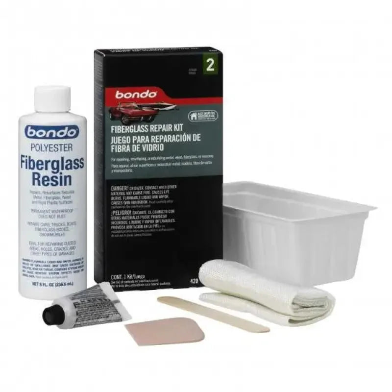420 Bondo Fiberglass Repair Kit Used To Repair Damaged Fiberglass