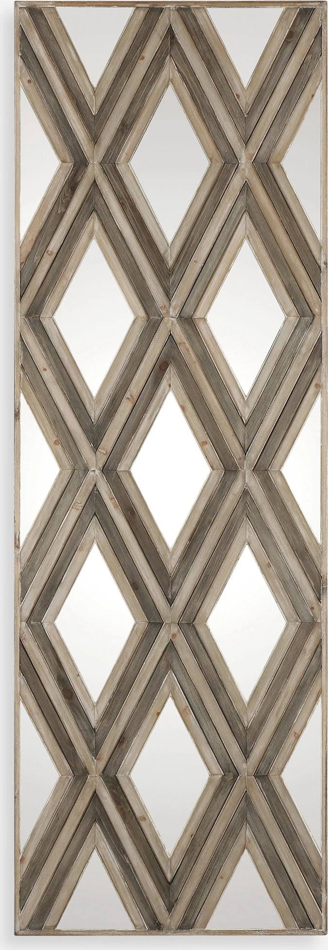 Uttermost Tahira Geometric Argyle Pattern Wall Mirror - Product image 1