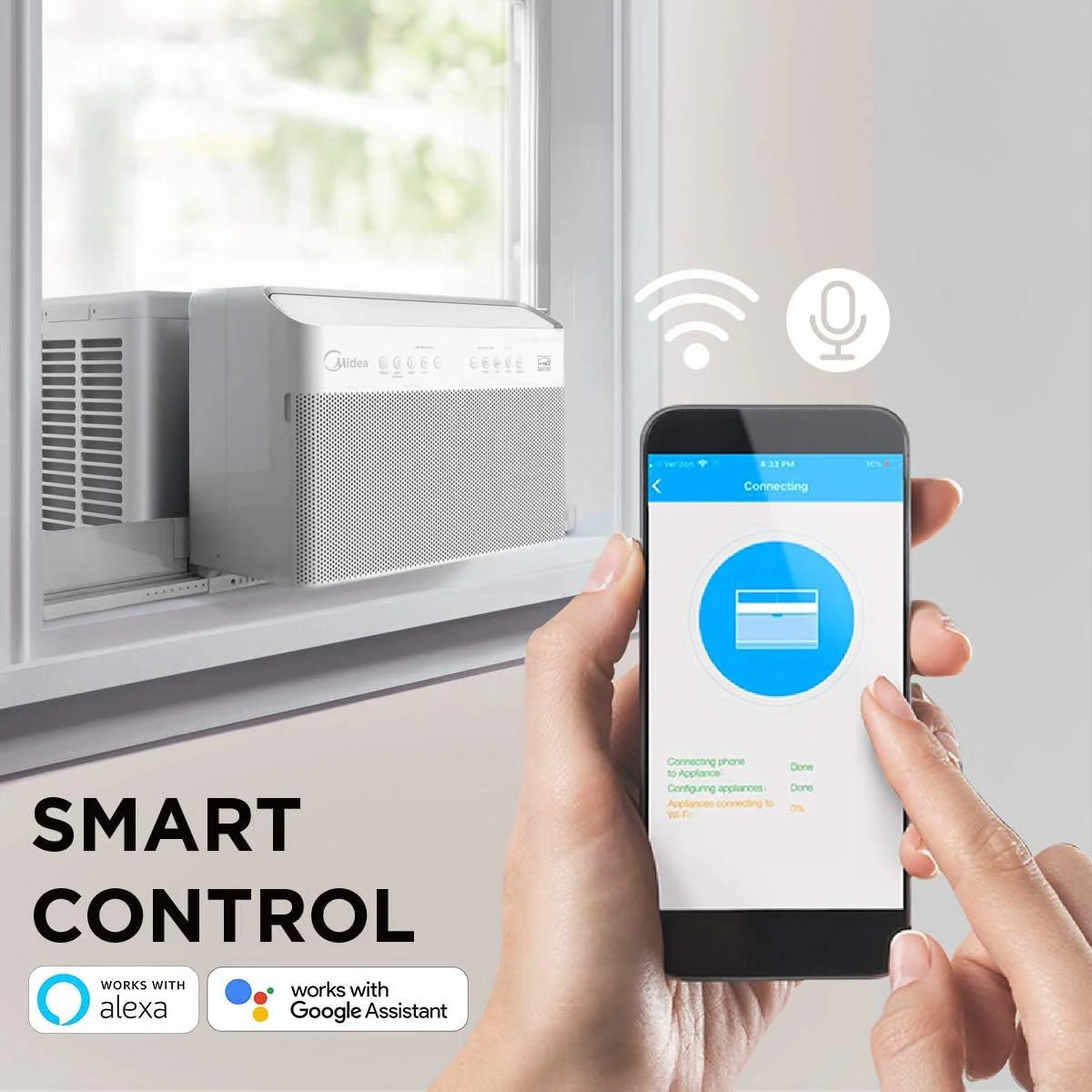 U-Shaped Inverter Window Air Conditioner 12, 000BTU with Open Window Flexibility, Robust Installation - Product image 4