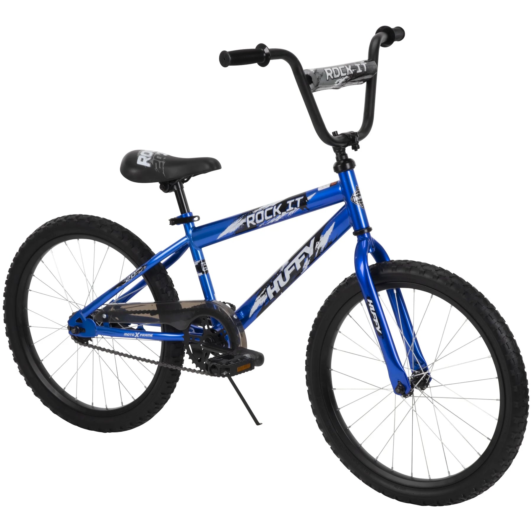Huffy 20" Rock It Kids' Bike, Fits Riders 44" - 56", Blue, Child, Boys