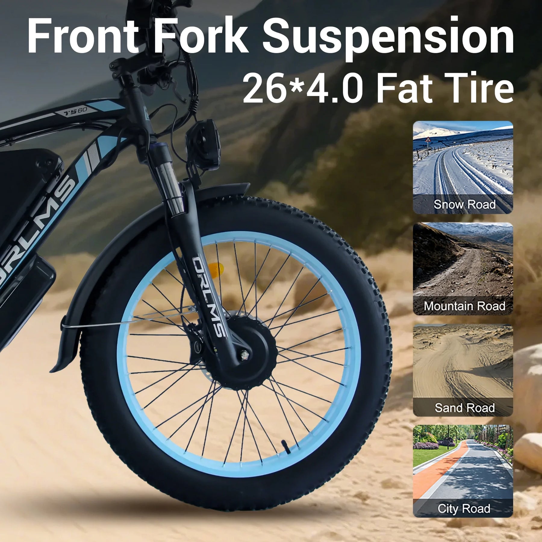 Peak 5000W - Electric - Bike for Adults - Men, Dual - Motor - Ebike 50MPH - Hunting - Ebike - Product image 3