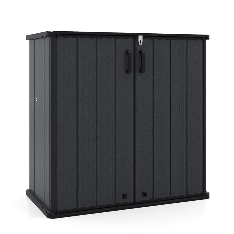 175 Gallon Outdoor Storage Shed, All-Weather Resin Patio Storage Box with Floor - Product image 10