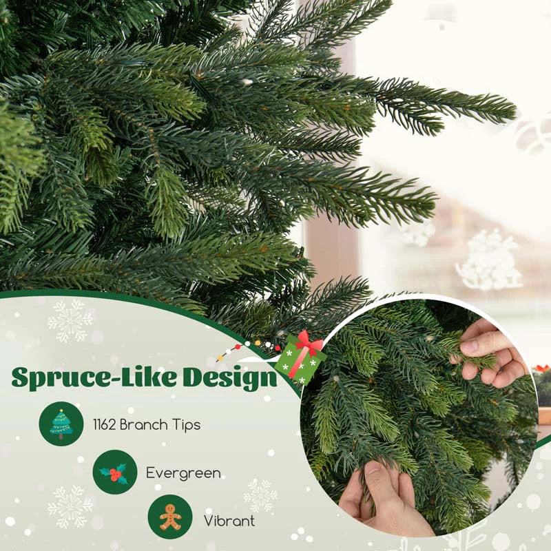 6/7.5/9 FT Pre-lit Artificial Christmas Tree with 260/380/560 Multicolor Lights - Product image 20