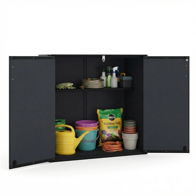 175 Gallon Outdoor Storage Shed, All-Weather Resin Patio Storage Box with Floor - Product image 2