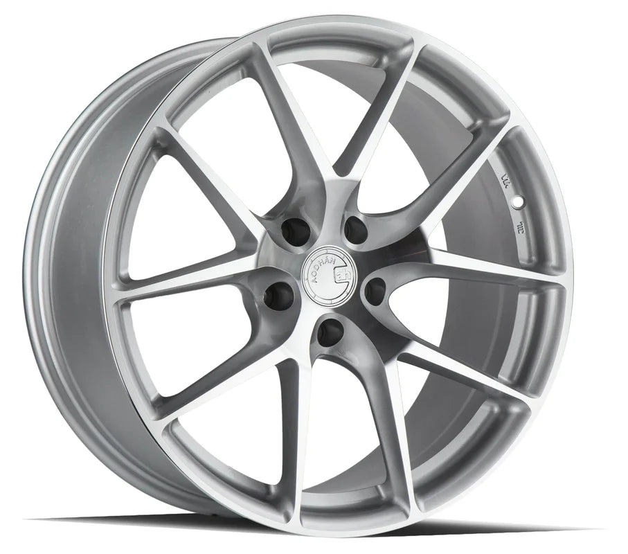 Aodhan AFF7 19" 5x114.3 Gloss Silver Machined Face