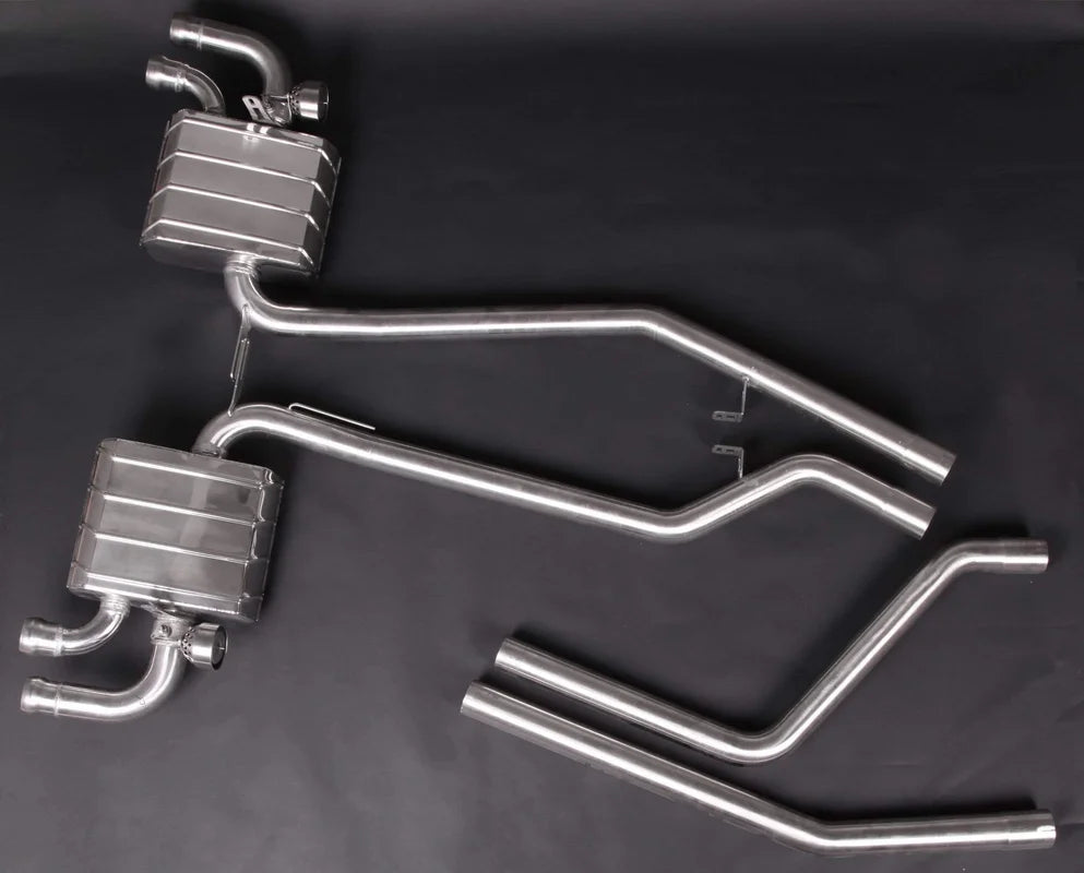Porsche 958 Cayenne Turbo & Turbo S (up to 10/2014) - Valved Exhaust System & Mid-Pipes (incl. CES Remote)