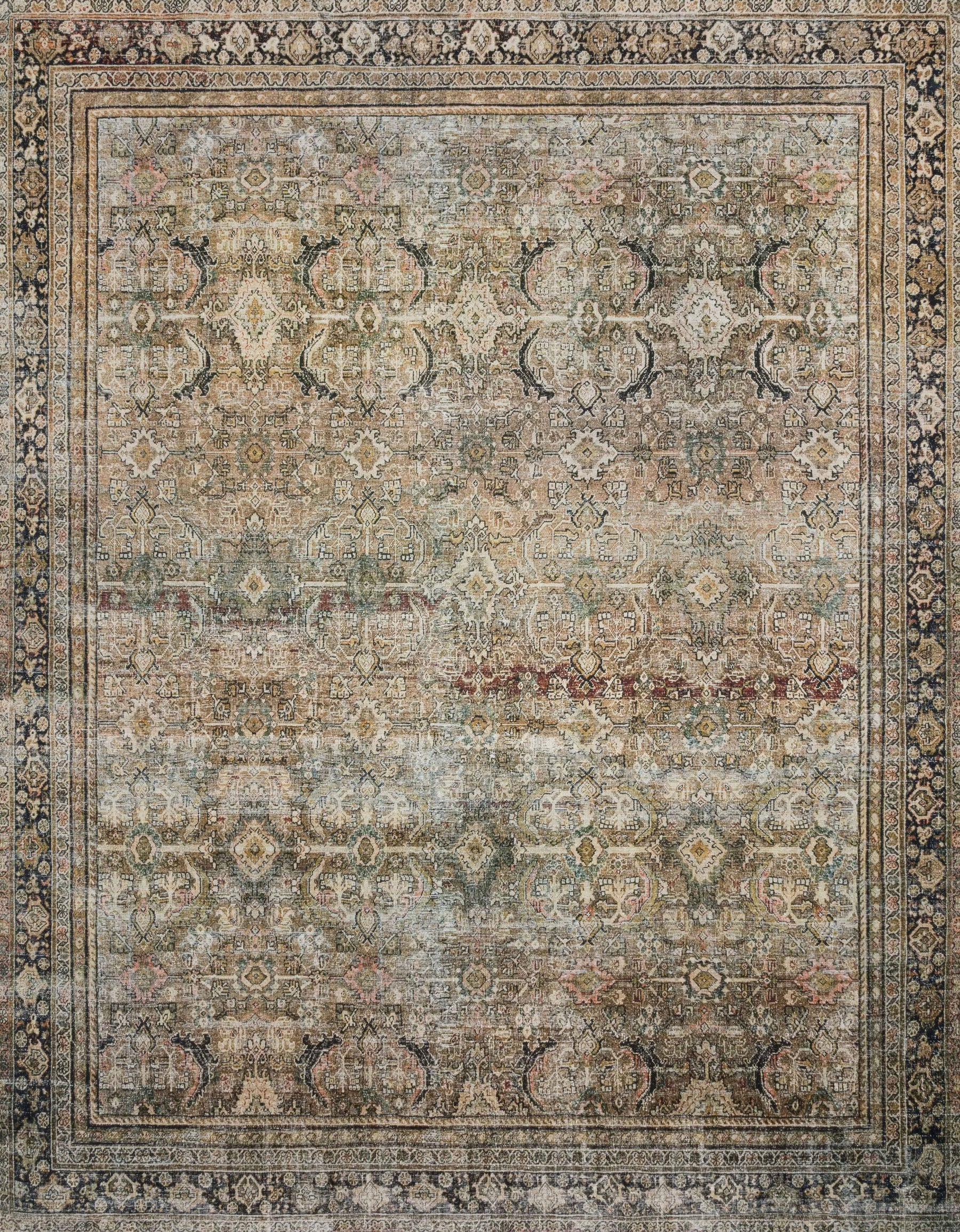 Loloi II Layla LAY-03 Olive - Charcoal 9' x 12' Area Rug - Product image 1
