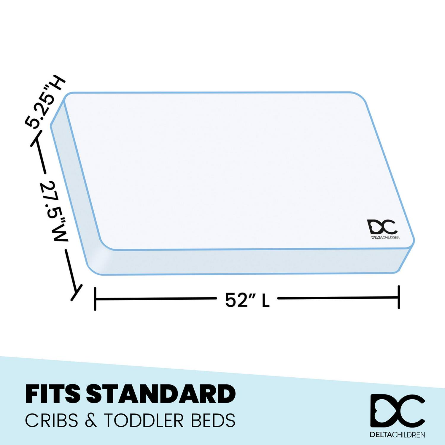 Delta Children Winter Breeze Mattress - Breathable Baby Crib and Toddler Mattress W Cloud Core - Product image 7