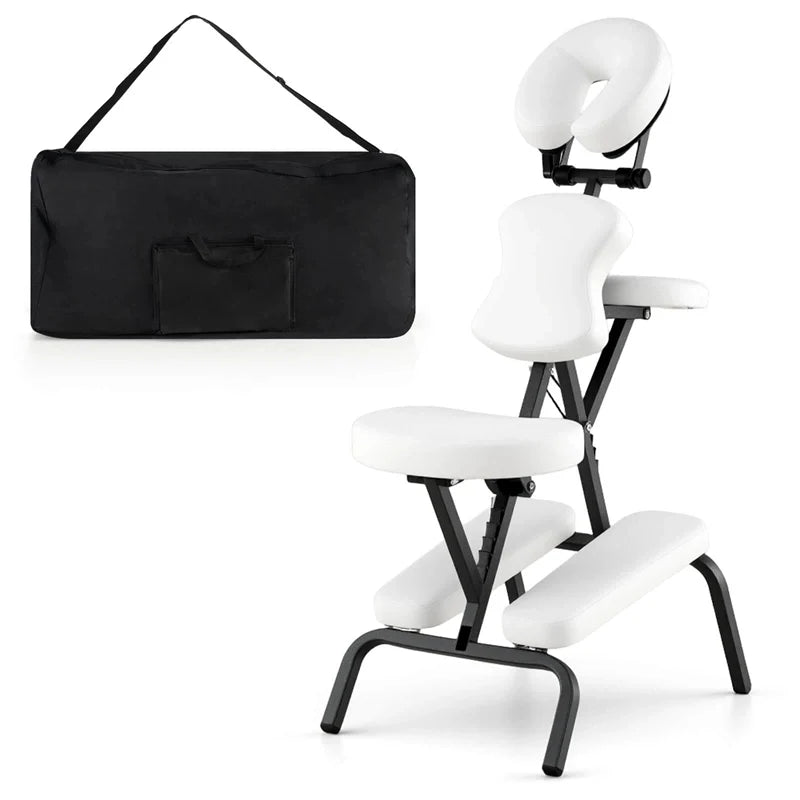 Portable Lightweight Massage Chair, PU Leather Tattoo Spa Chair with Thickened Sponge & Carrying Bag - Product image 11