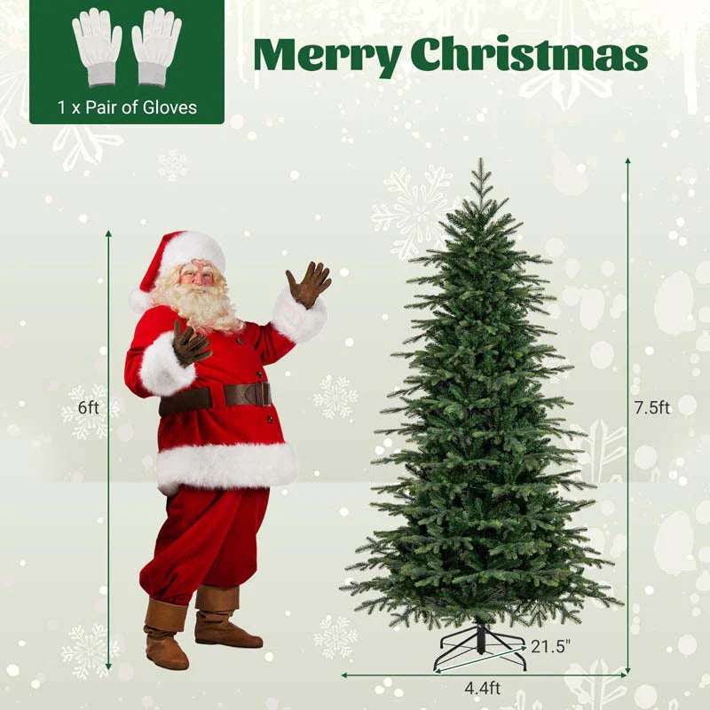 6/7.5/9 FT Pre-lit Artificial Christmas Tree with 260/380/560 Multicolor Lights - Product image 22