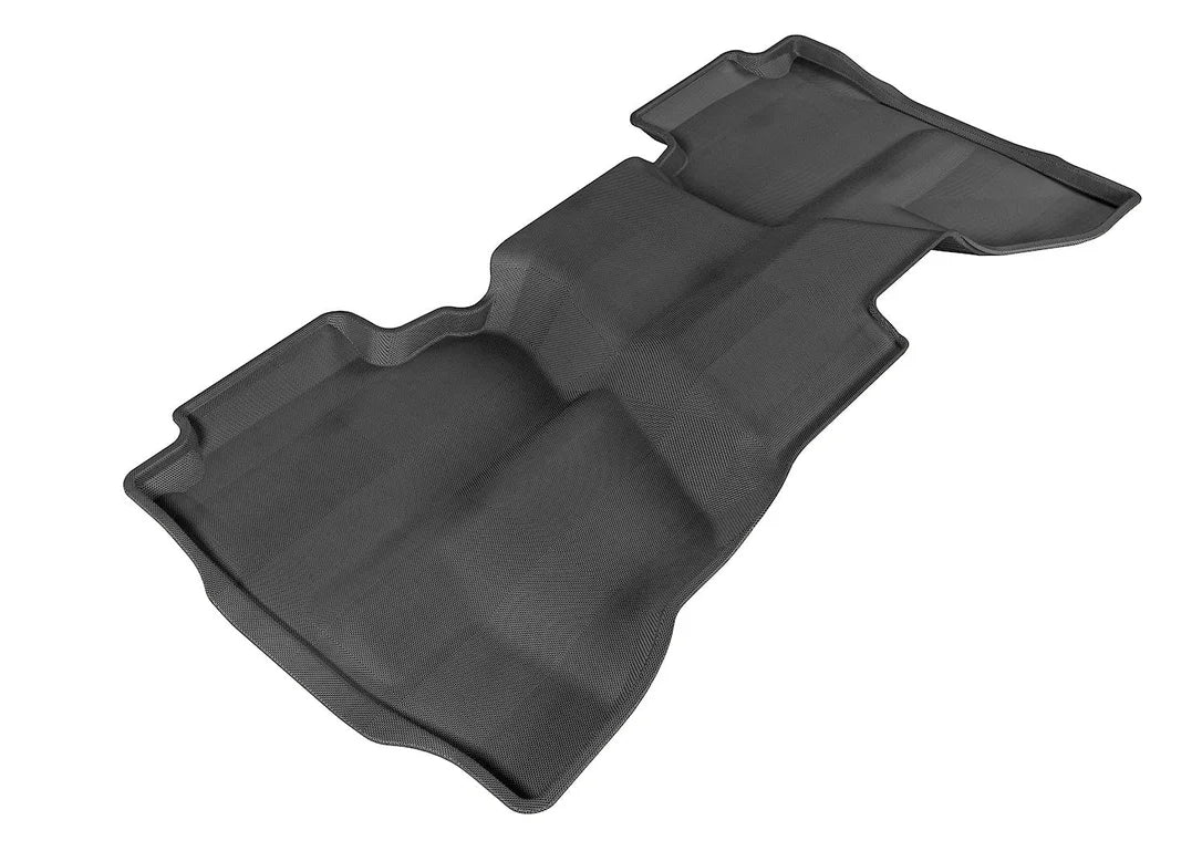 3D MAXpider L1CH03921509 - 2014-2019 Chevrolet/GMC Silverado Double Cab Kagu 2nd Row Floormats - Black