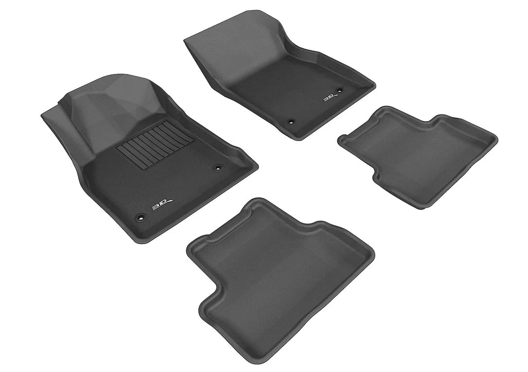 3D MAXpider L1CH04401509 - 2011-2015 Chevrolet Cruze/Cruze Limited Kagu 1st & 2nd Row Floormats - Black