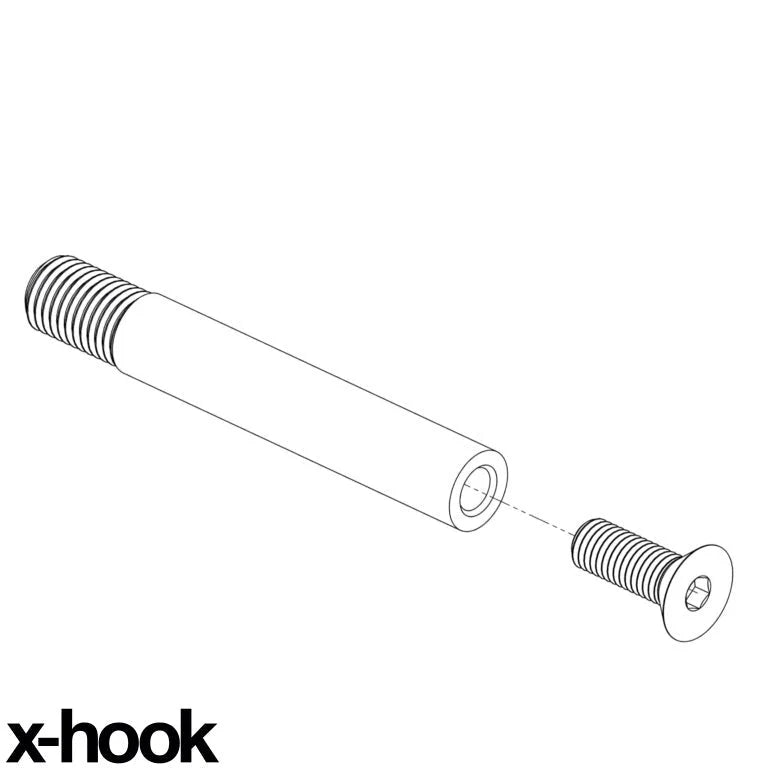 x-hook Mounting Shaft (Required) Chevy Corvette C7 | BUILT AFTER 12/14/14 (In stock)