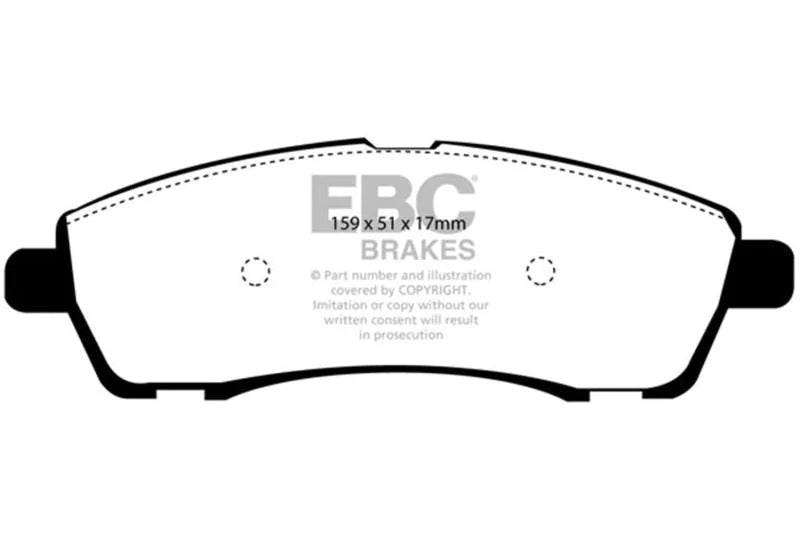 EBC Extra Duty - Rear Pad PN ED91603