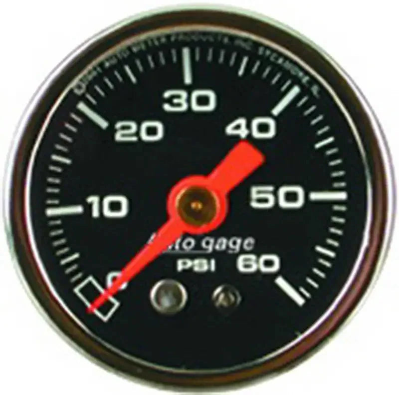 2173 Auto Meter Products Gauge Fuel Pressure 1-1/2 Inch