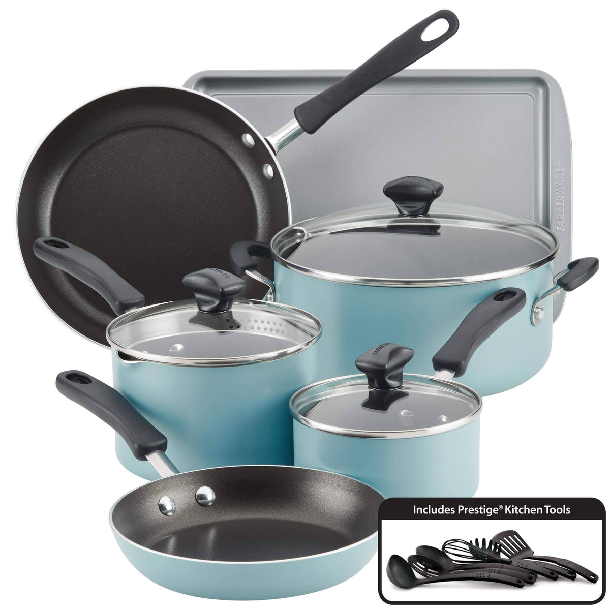 Farberware Cookstart DiamondMax Cookware Set, 15 Pieces - Product image 1