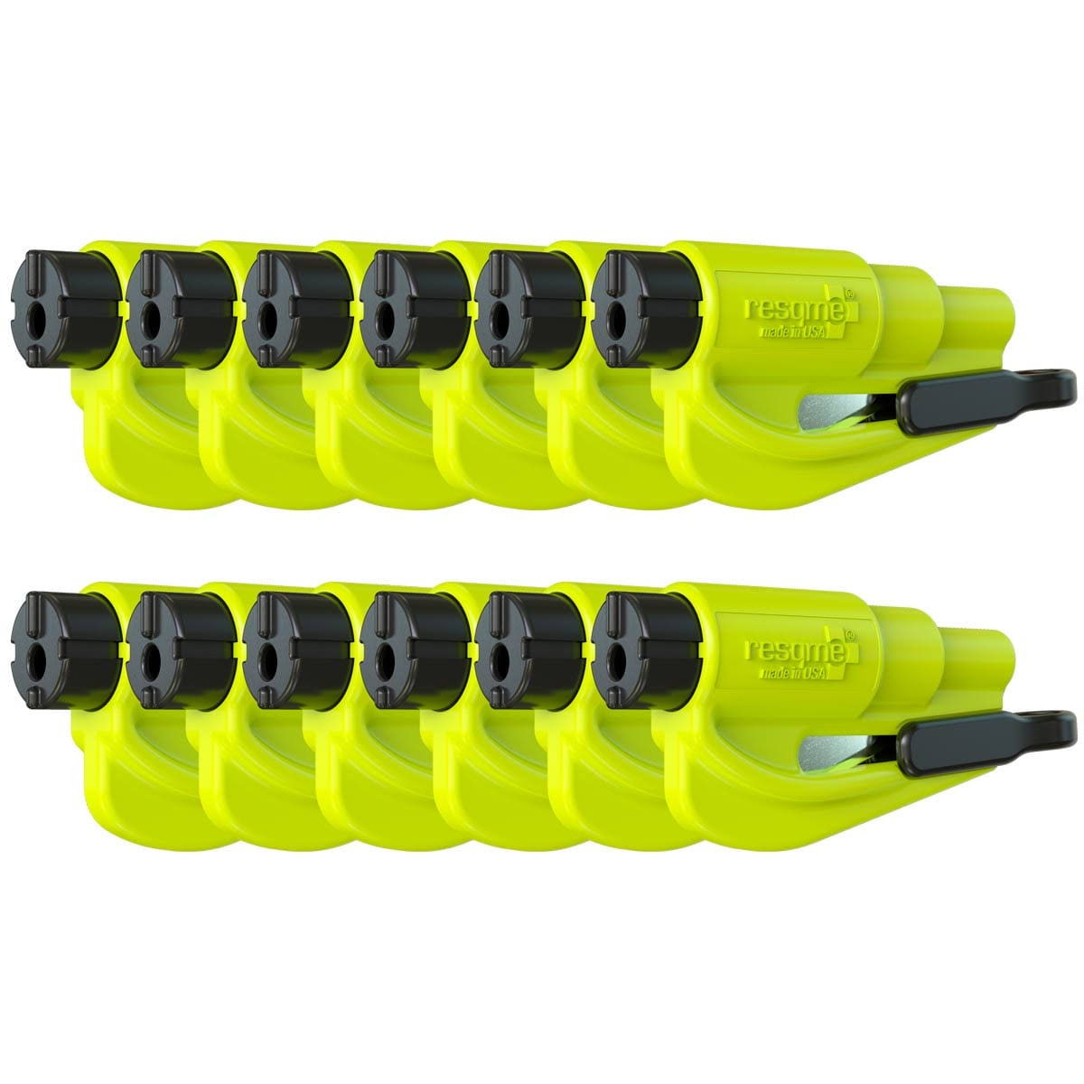 Resqme Family Pack of 12, The Original Emergency Keychain Car Escape Tool - Product image 1