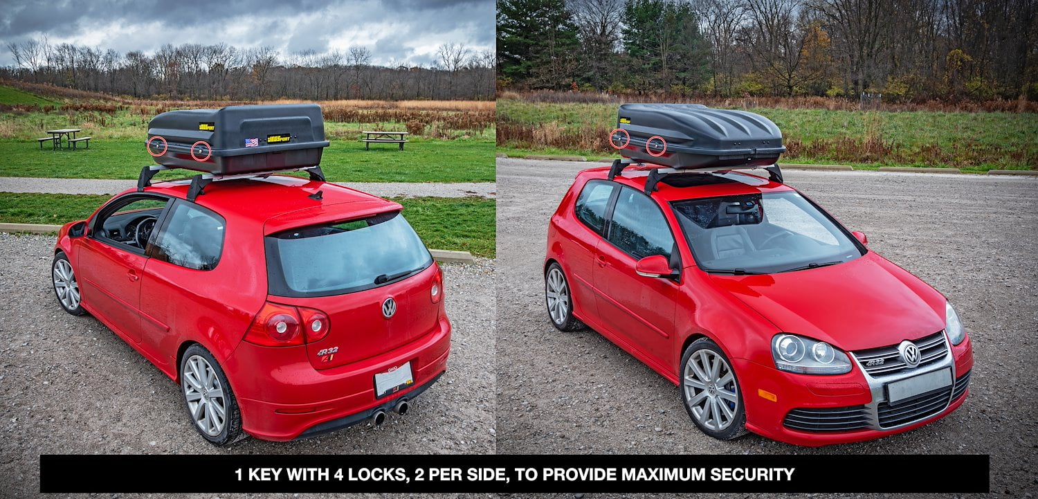JEGS 90098 Rooftop Cargo Carrier Luggage, 18 Cubic Ft, Waterproof - Product image 5