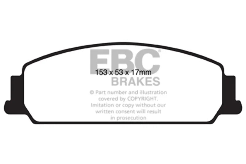 EBC - Front Yellowstuff Pad PN DP41833R