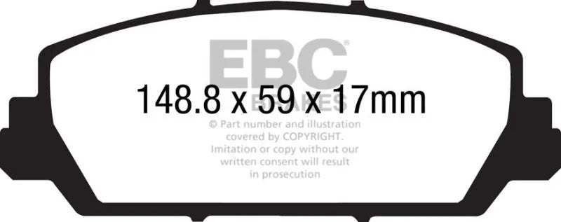EBC - Front Greenstuff Pad PN DP21896