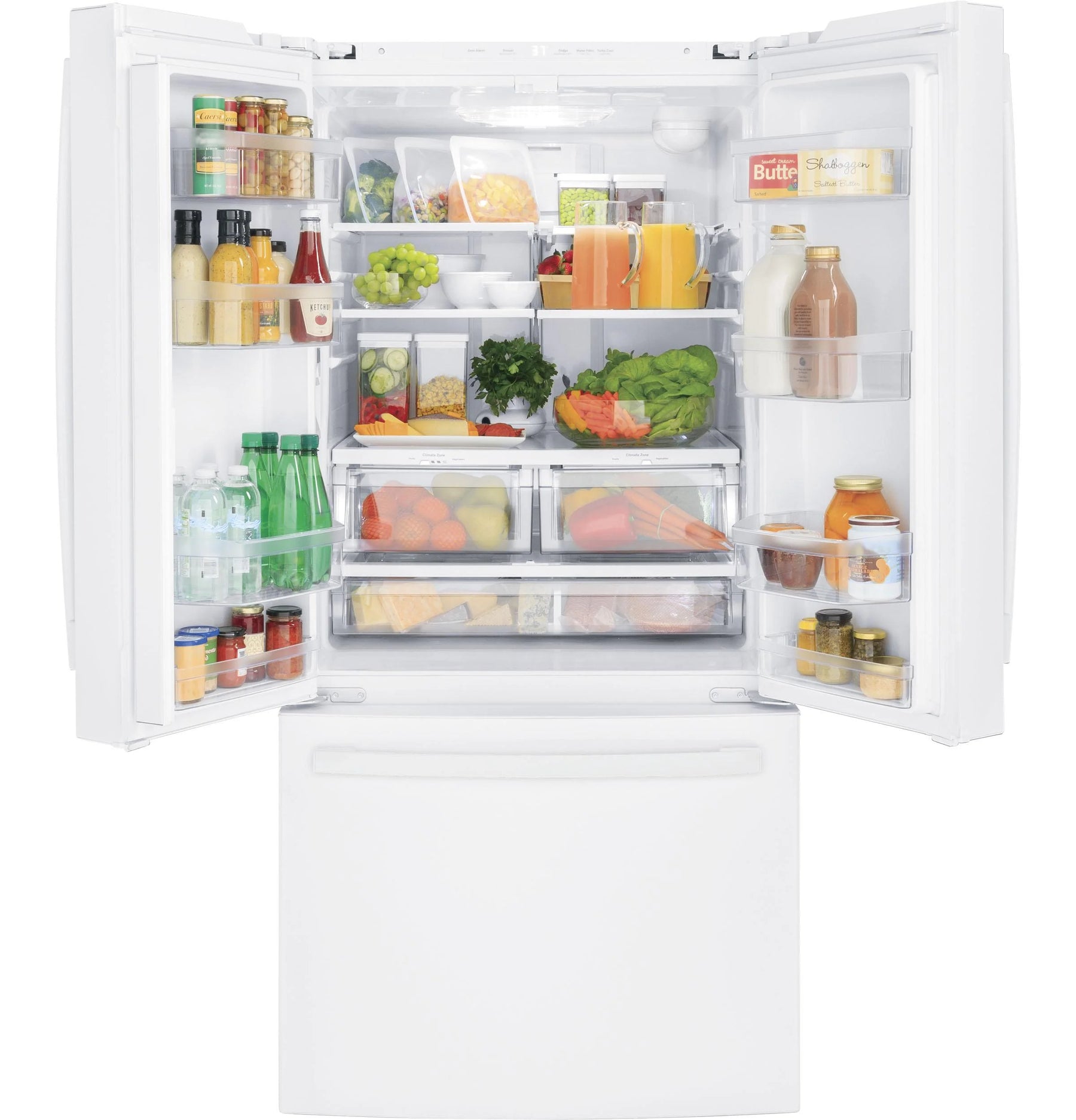 GE APPLIANCES GNE25JGKWW French Door Freestanding Refrigerator