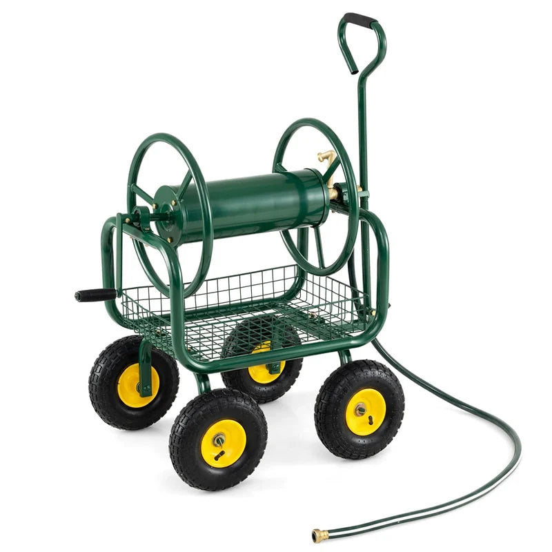 Portable Garden Hose Reel Cart Holds 300FT of 5/8" Large Capacity - Product image 15