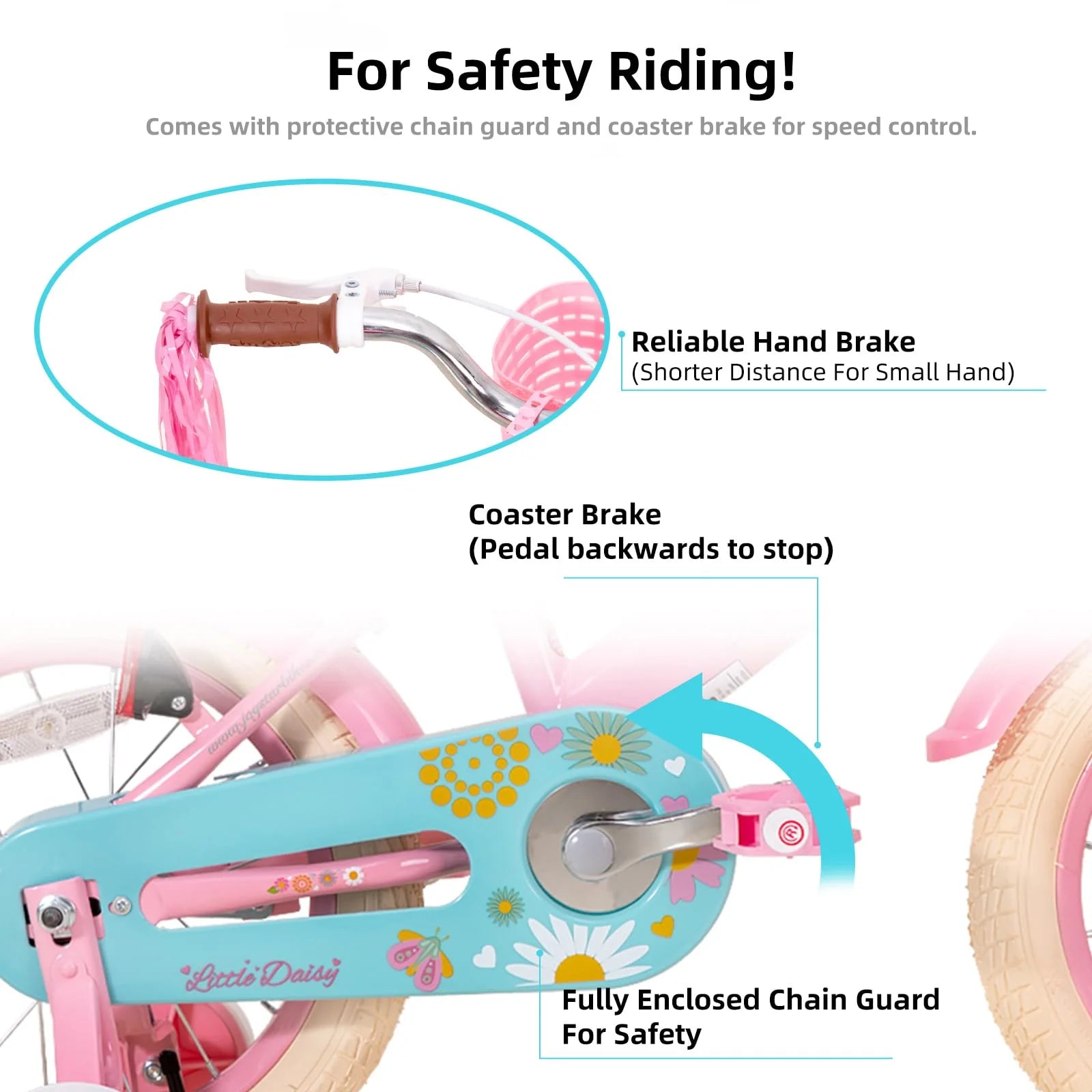 Little Daisy 14 inch children's bicycle for girls -