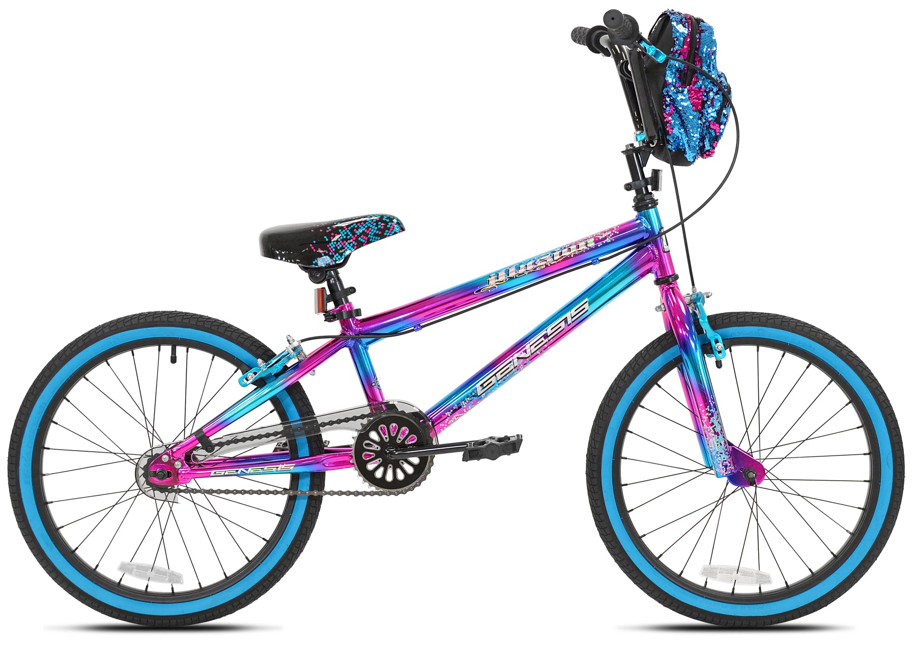 20" Illusion Girls Bike, Blue/Purple - Product image 2