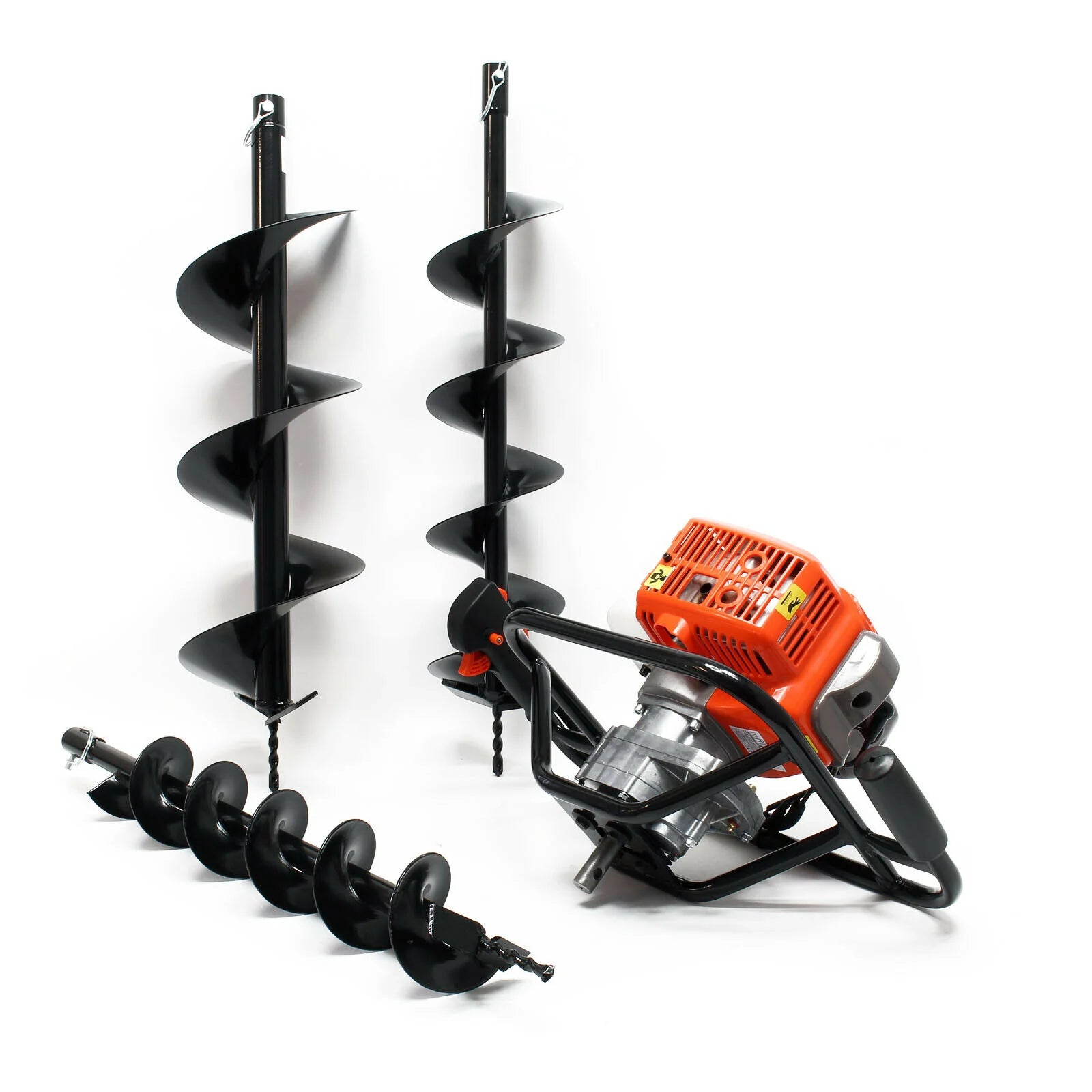 Thermal auger in set 63.3 ccm 3 hp drill bit 100 mm 150 mm 200 mm ground drill 16_0001568 -