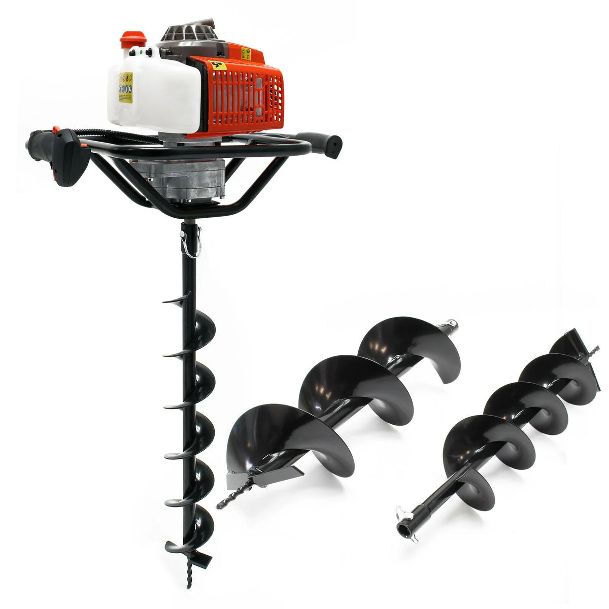 Thermal auger in set 63.3 ccm 3 hp drill bit 100 mm 150 mm 200 mm ground drill 16_0001568 -