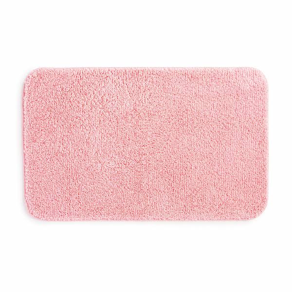 Mainstays Basic Pink Polyester Skid Resistant 20" x 32" Bath Rug - Product image 1