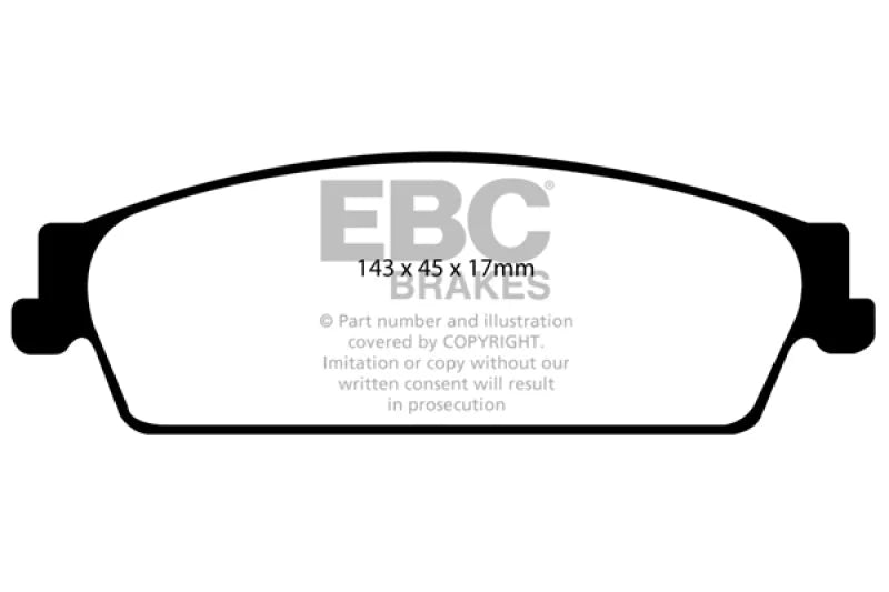 EBC - Rear Greenstuff Pad PN DP61780