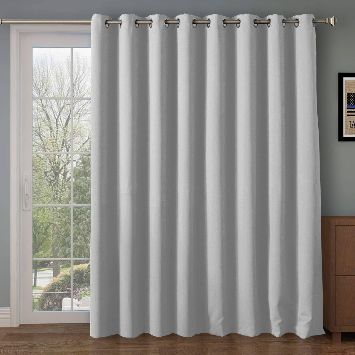 Wide Blackout Patio Door Curtain Panel&Sliding Door Insulated Curtains, Thermal&Extra Wide Curtains - Product image 1