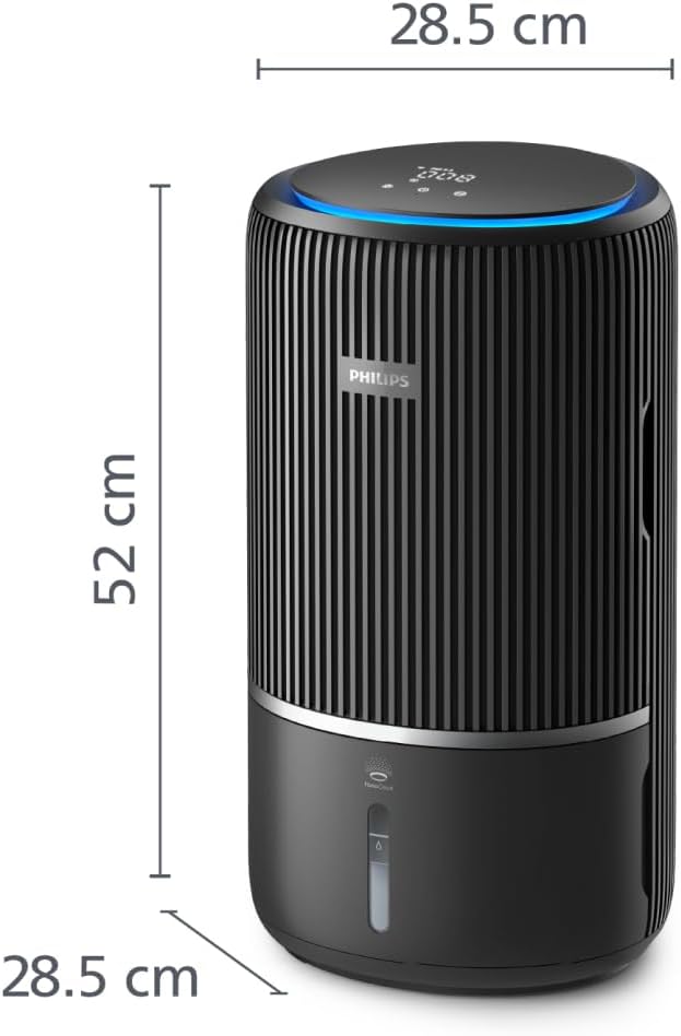 Philips 3400 Series 2 in 1 Air Purifier and Humidifier, NanoProtect HEPA Filter + Activated Carbon Filter, Hygienic Humidification, CADR 300 m³/h, Humidification Rate 650 ml/h (AC3421/13)