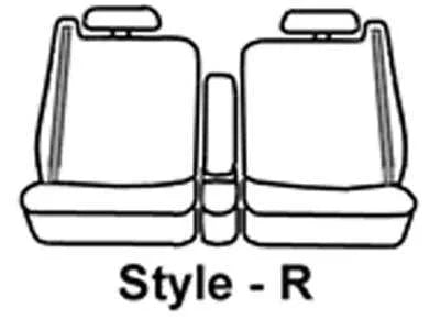SS3359PCTP Covercraft Seat Cover Seat Style R - 40/20/40 Split Bench