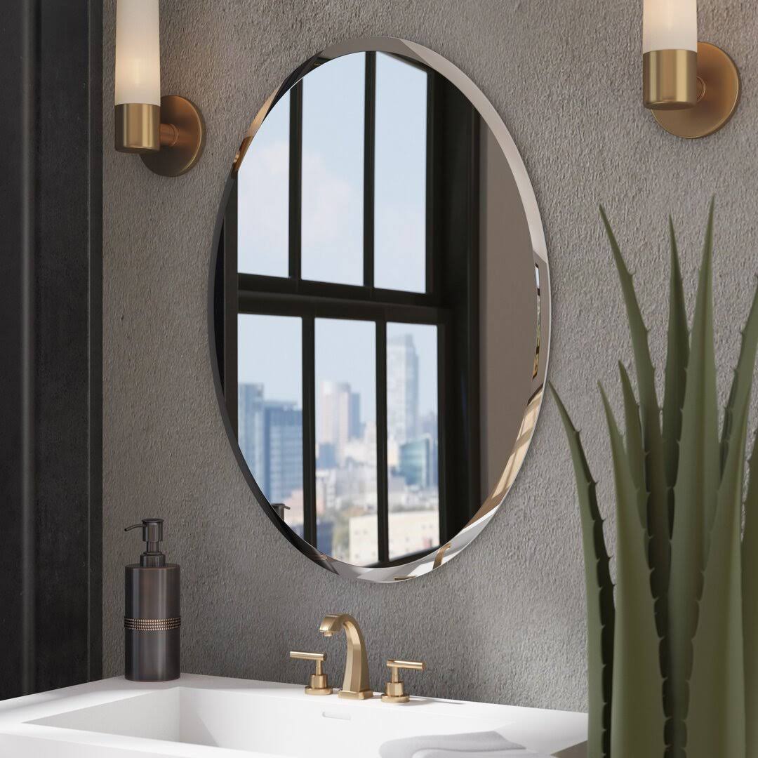 Bathroom Mirror Size: 30" H x 22" W - Product image 1