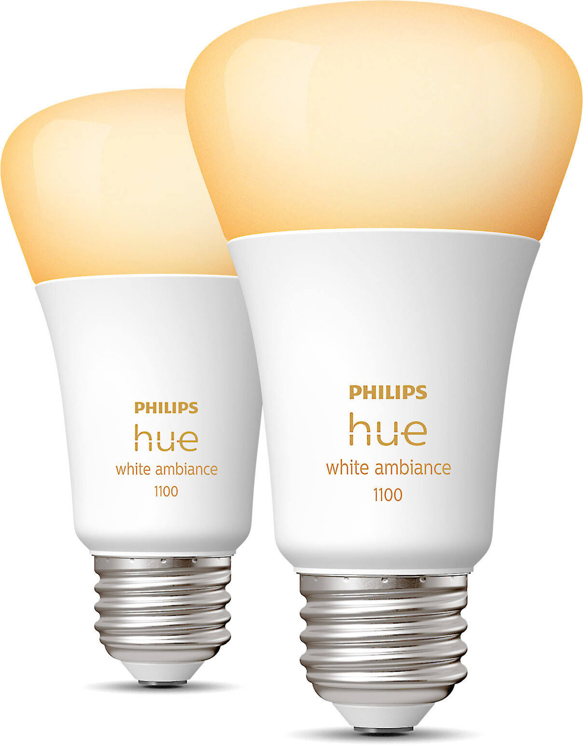 Philips Hue 563346 White Ambiance A19 Smart LED Bulbs (2-Pack) - Product image 1