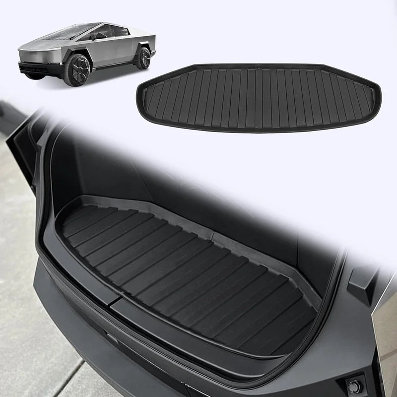 All-weather front and rear trunk mats for Cybertruck
