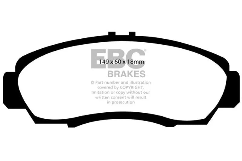 EBC - Front Greenstuff Pad PN DP21610