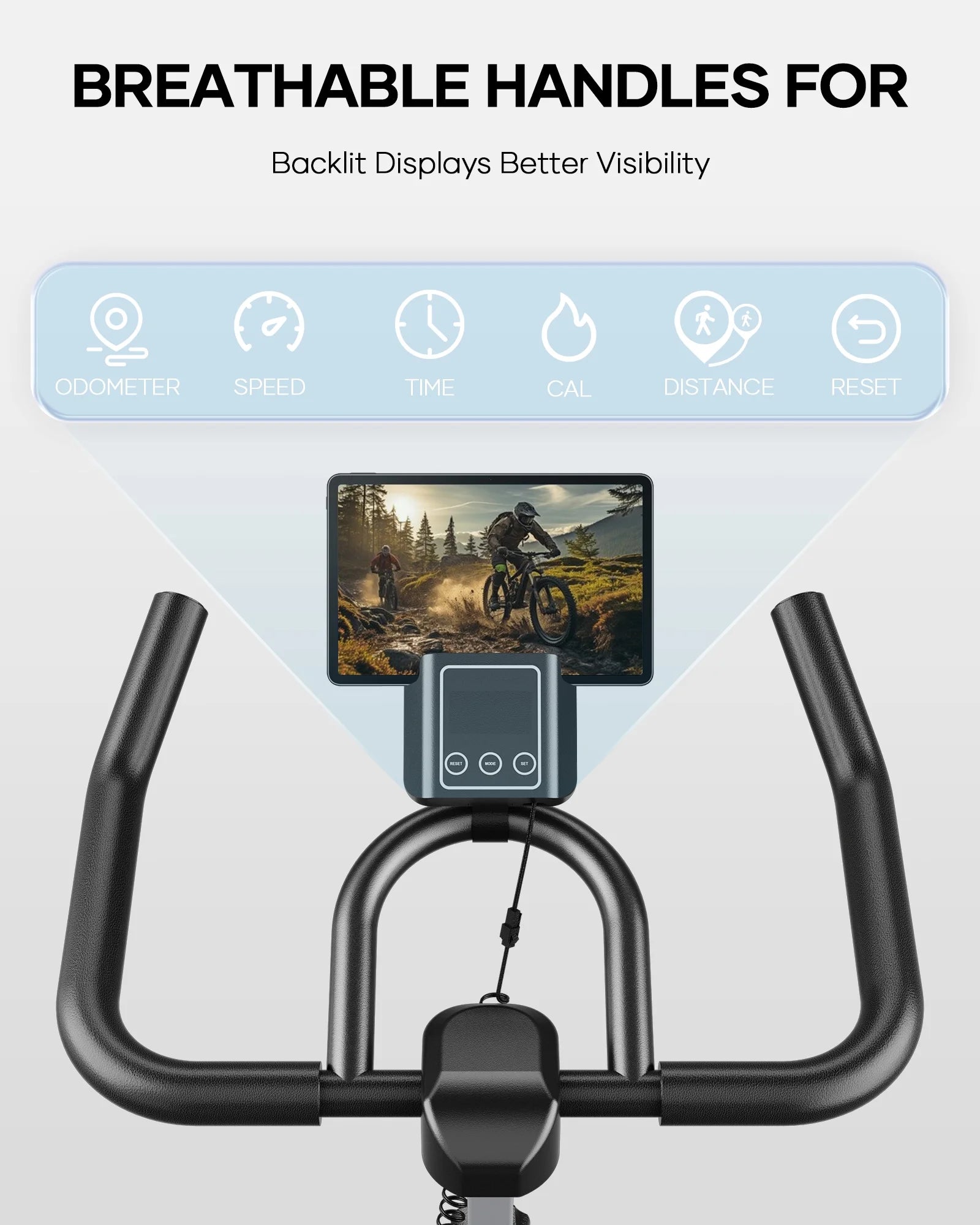 Naipo Exercise Bike Indoor Cycling Bike with 300 lb Big Seat Cushion for Home Cardio Leg Workout - Product image 10