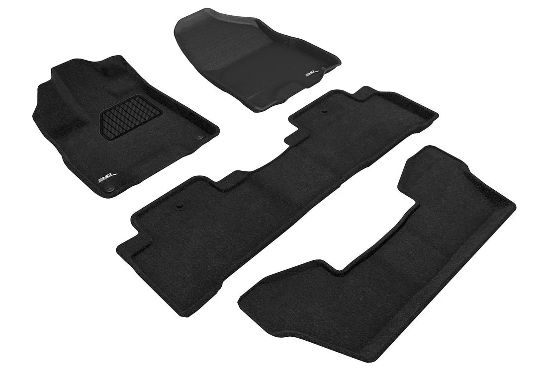 3D MAXpider L1AC01004709 - 17-20 Acura MDX 6-Seat Elegant Black R1 R2 R3